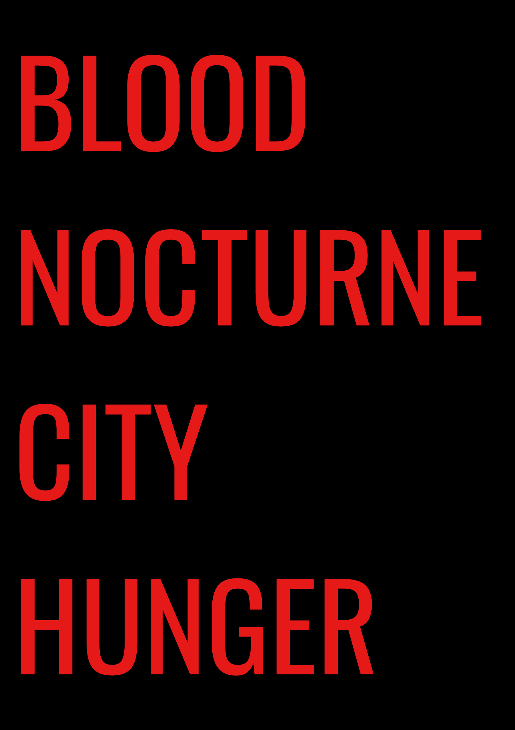 Cover art for Blood Nocturne City Hunger.