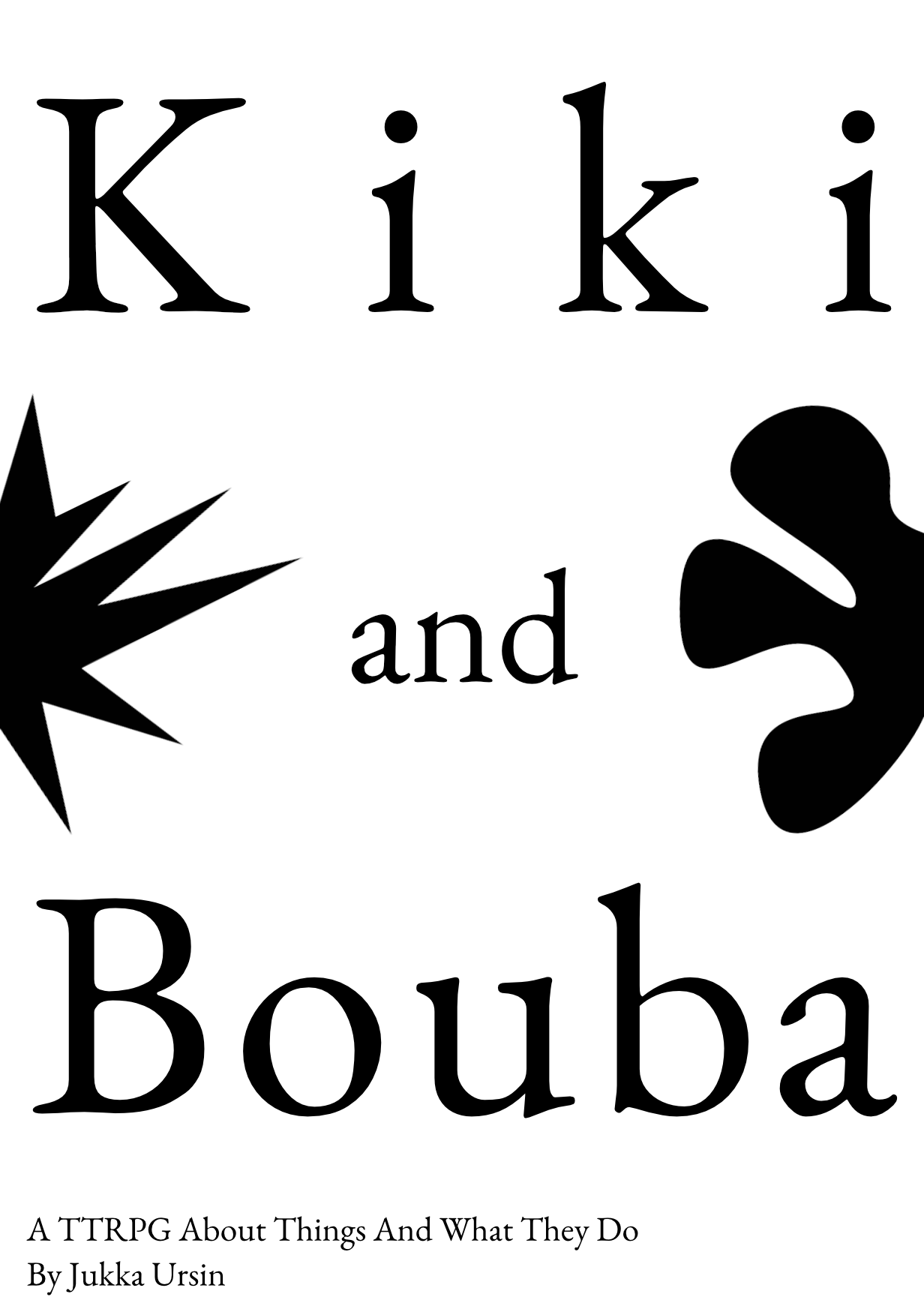 Cover art for Kiki and Bouba.